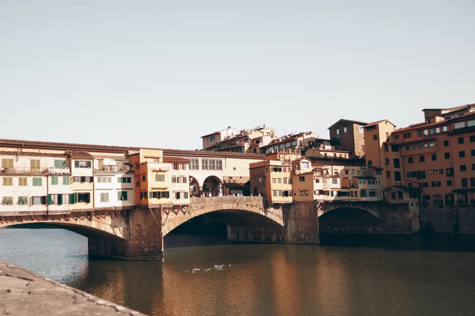 Ponte Vecchio spanning the Arno in Florence