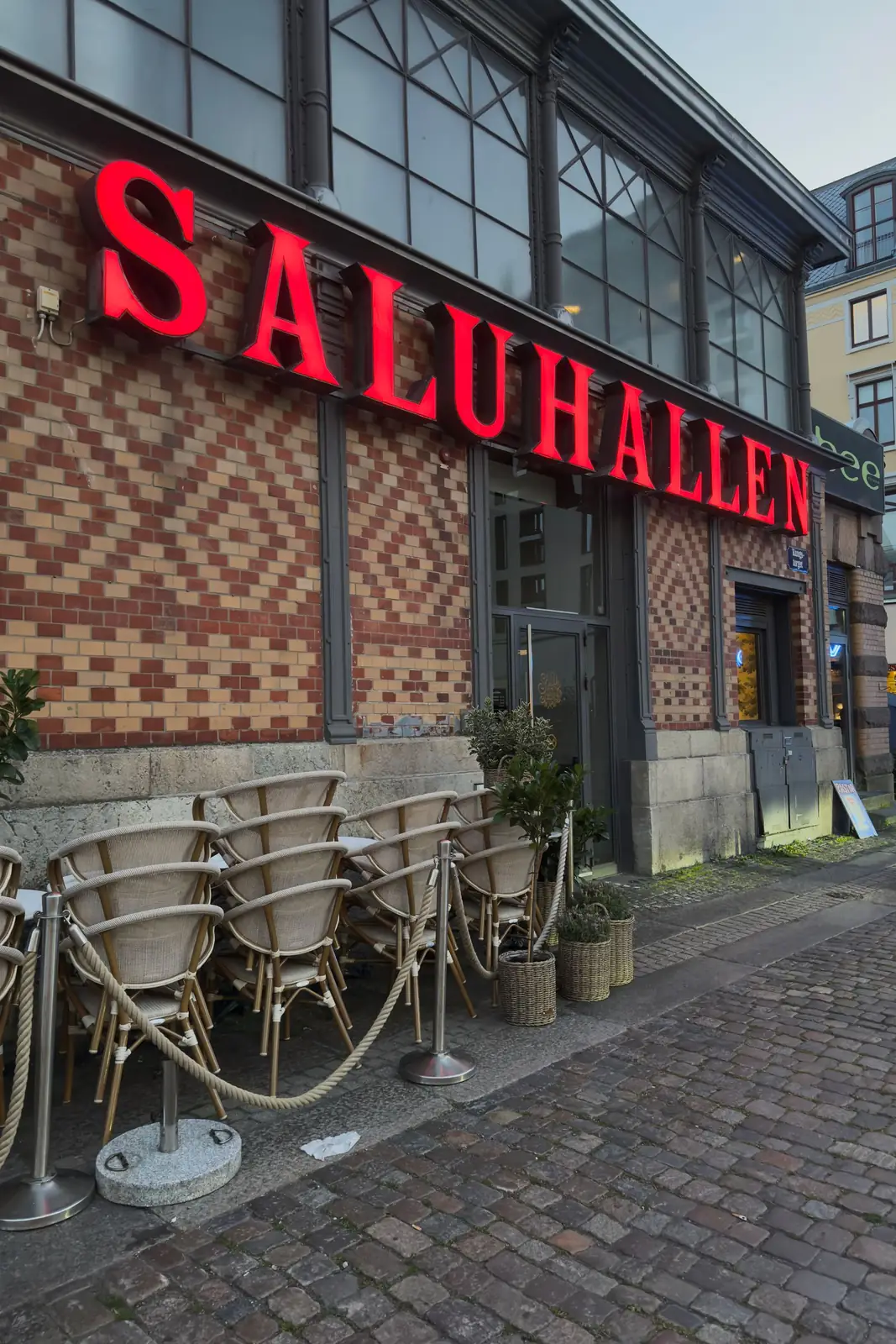 Stora Saluhallen market hall at Kungstorget in Gothenburg