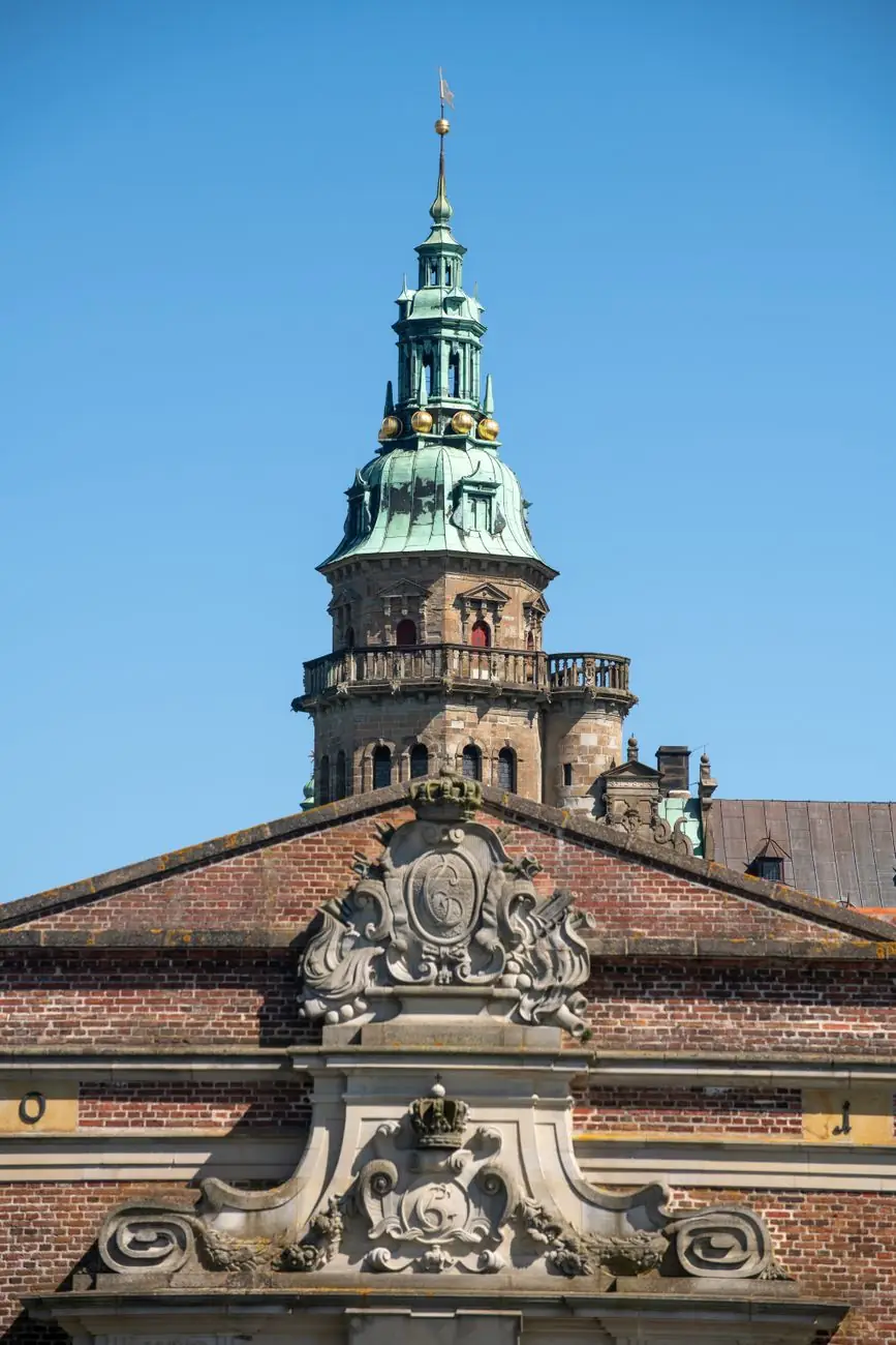 Renaissance façade and tower at Kronborg Castle