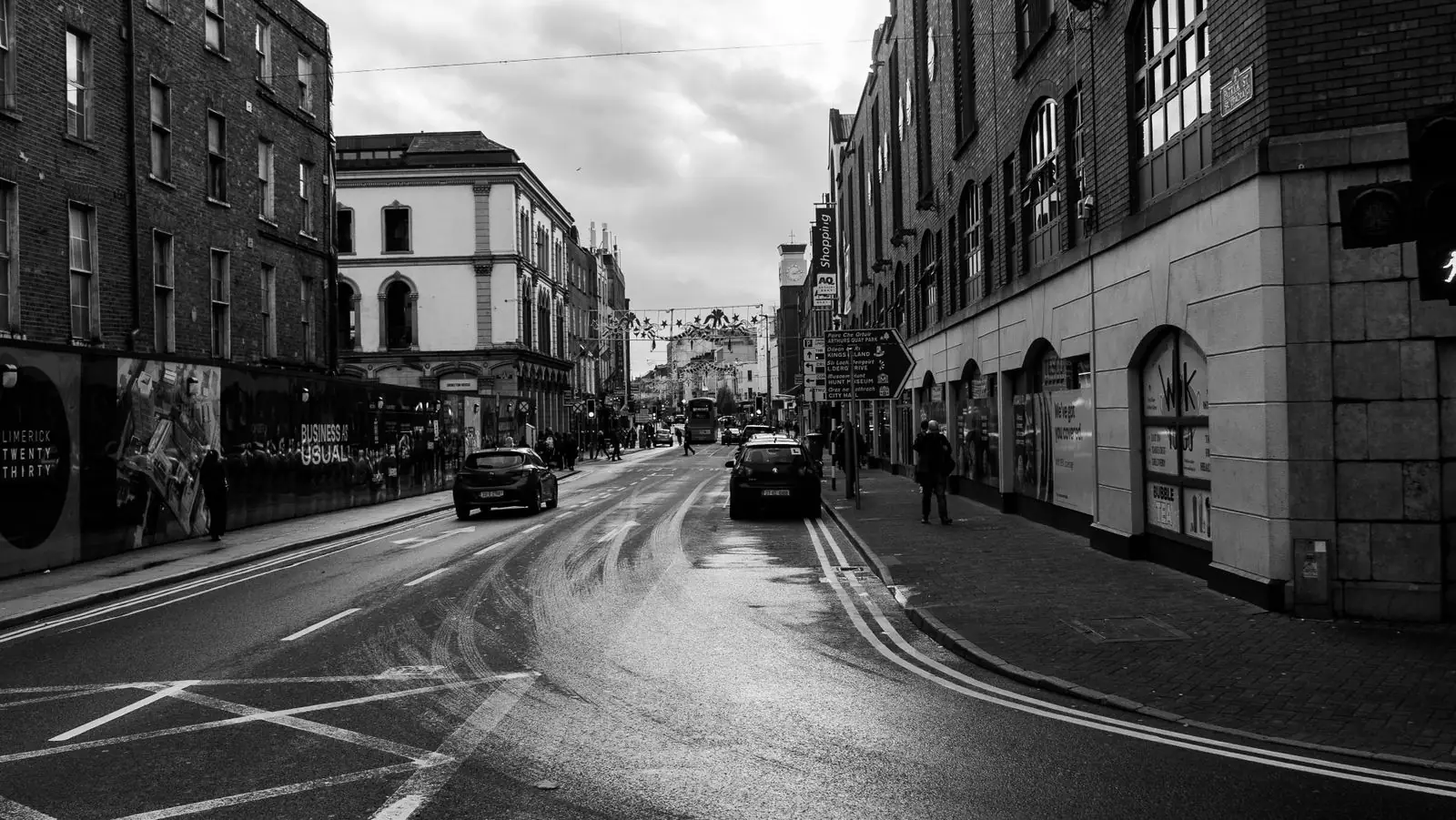 A street scene in central Limerick