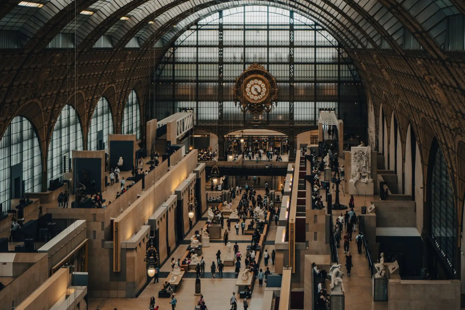 The former station nave inside Musée d’Orsay in Paris