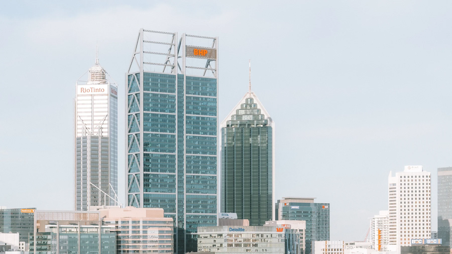 Perth’s central towers seen from Kings Park