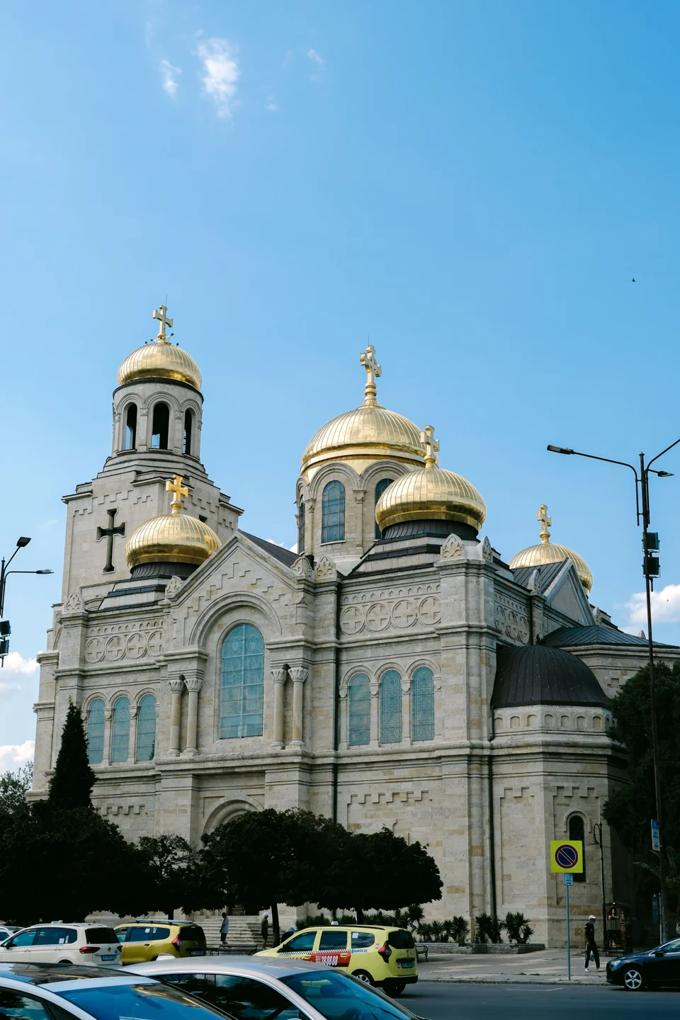Assumption Cathedral in central Varna beneath a clear sky